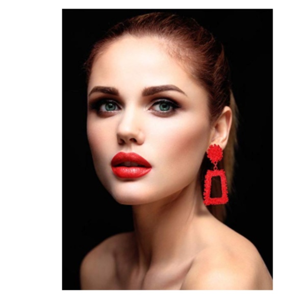 Women 6 Pairs Bohemian Geometric Drop Earrings - Picture 5 of 6